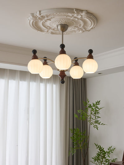 Zosilara Traditional Elegance Wood Chandelier