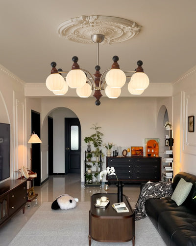 Zosilara Traditional Elegance Wood Chandelier