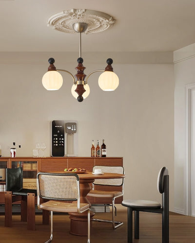 Zosilara Traditional Elegance Wood Chandelier