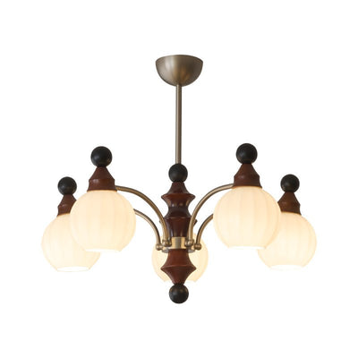 Zosilara Traditional Elegance Wood Chandelier