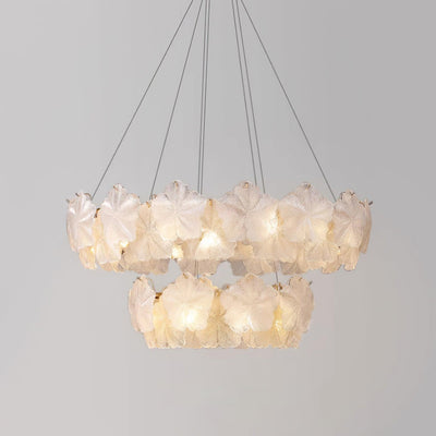 Vitheir Floral Glass Chandelier