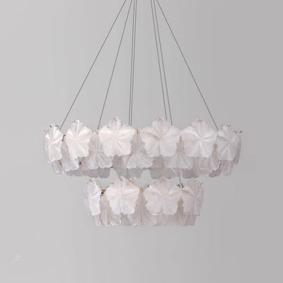 Vitheir Floral Glass Chandelier