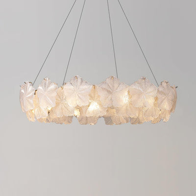 Vitheir Floral Glass Chandelier