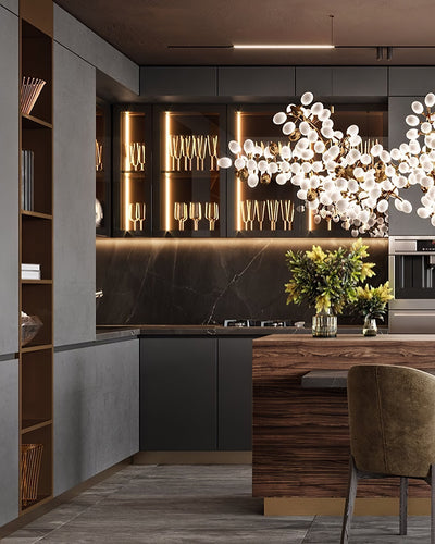 Lioraaria Glass Chandelier