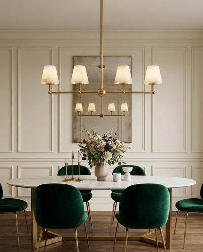 Eastvale9 Alabaster Chandelier