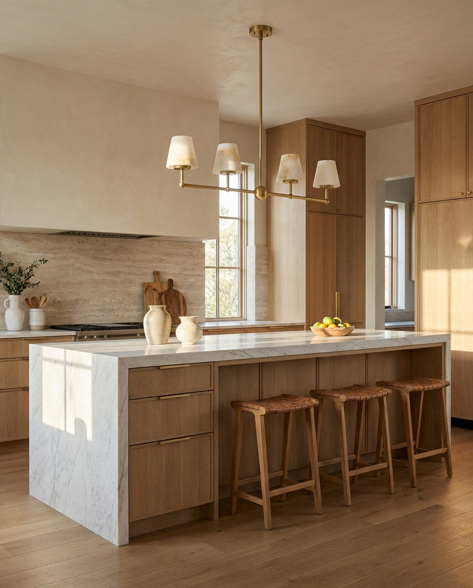 Eastvale9 Alabaster Chandelier