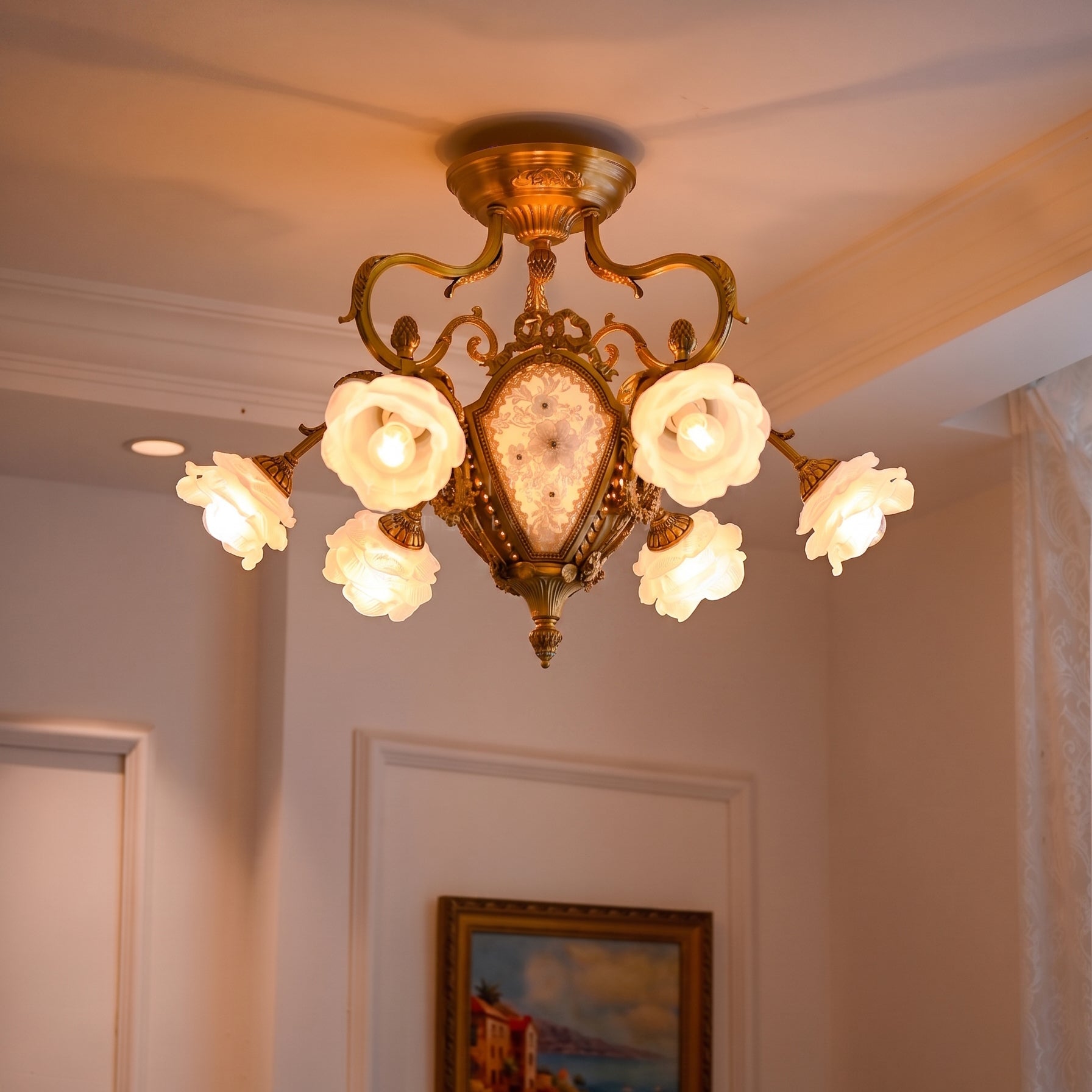 Rivaella Semi-Flush Mount Light