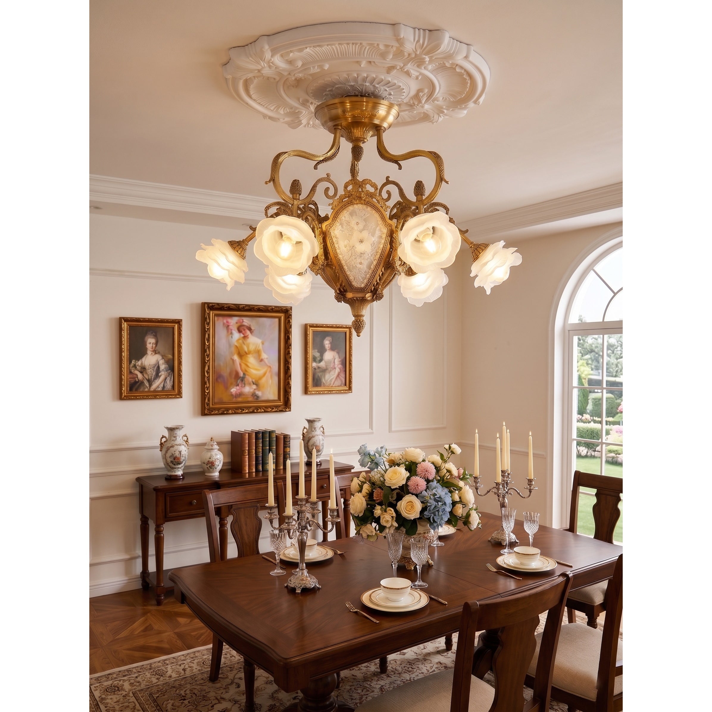 Rivaella Semi-Flush Mount Light
