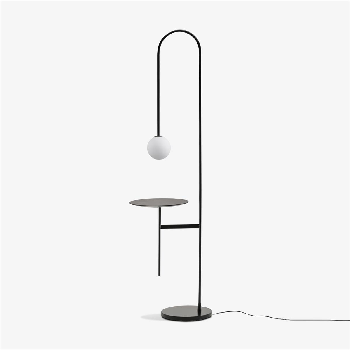 Celonce Glass Minimalist Floor Lamp
