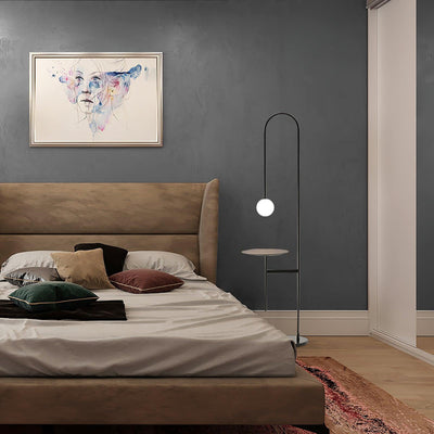 Celonce Glass Minimalist Floor Lamp