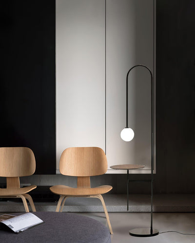 Celonce Glass Minimalist Floor Lamp