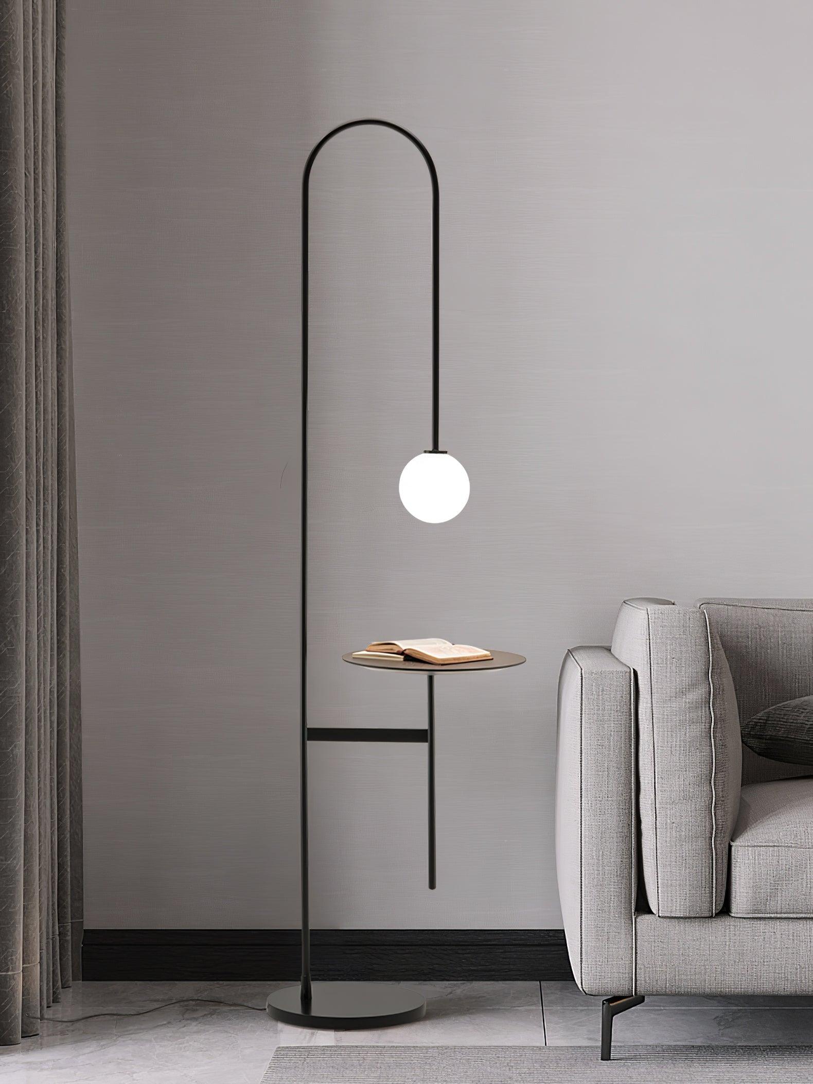 Celonce Glass Minimalist Floor Lamp