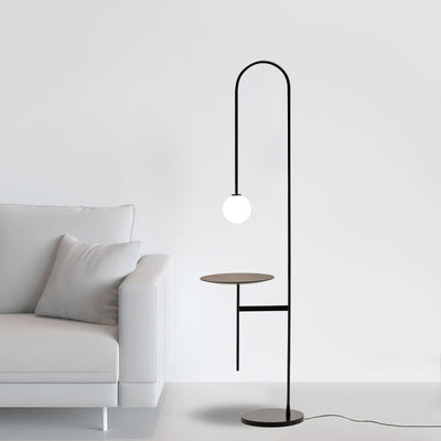 Celonce Glass Minimalist Floor Lamp