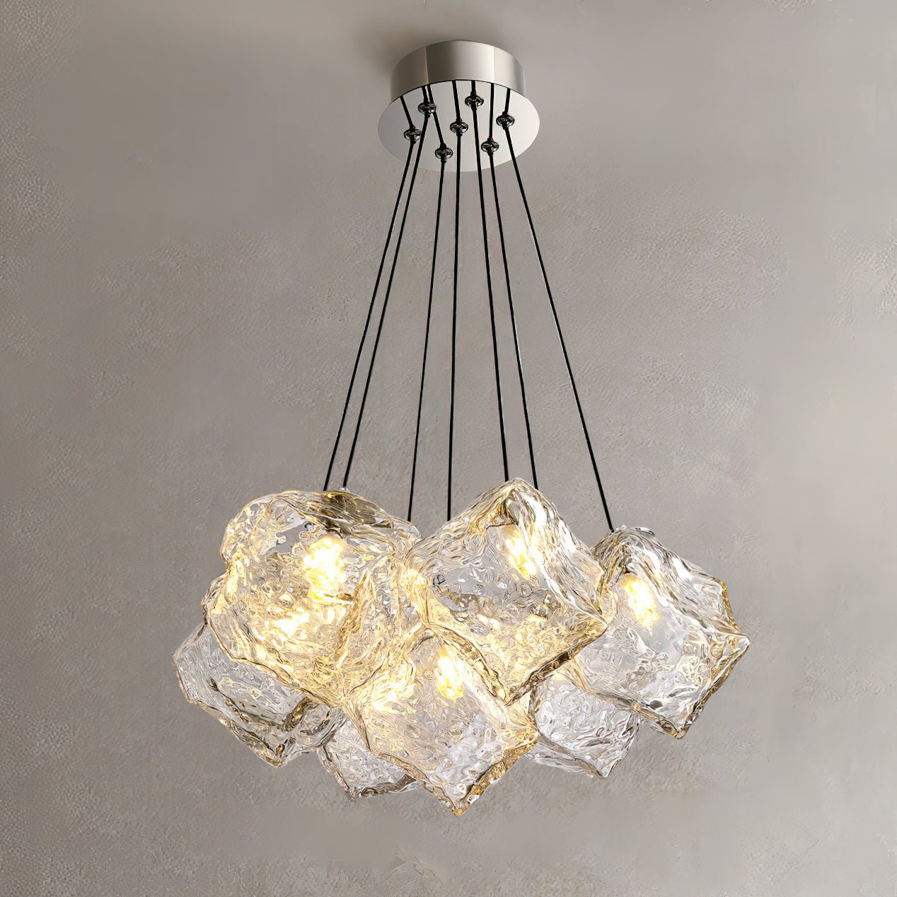Aurora Chandelier Ice Sparkling - Neutral Decor