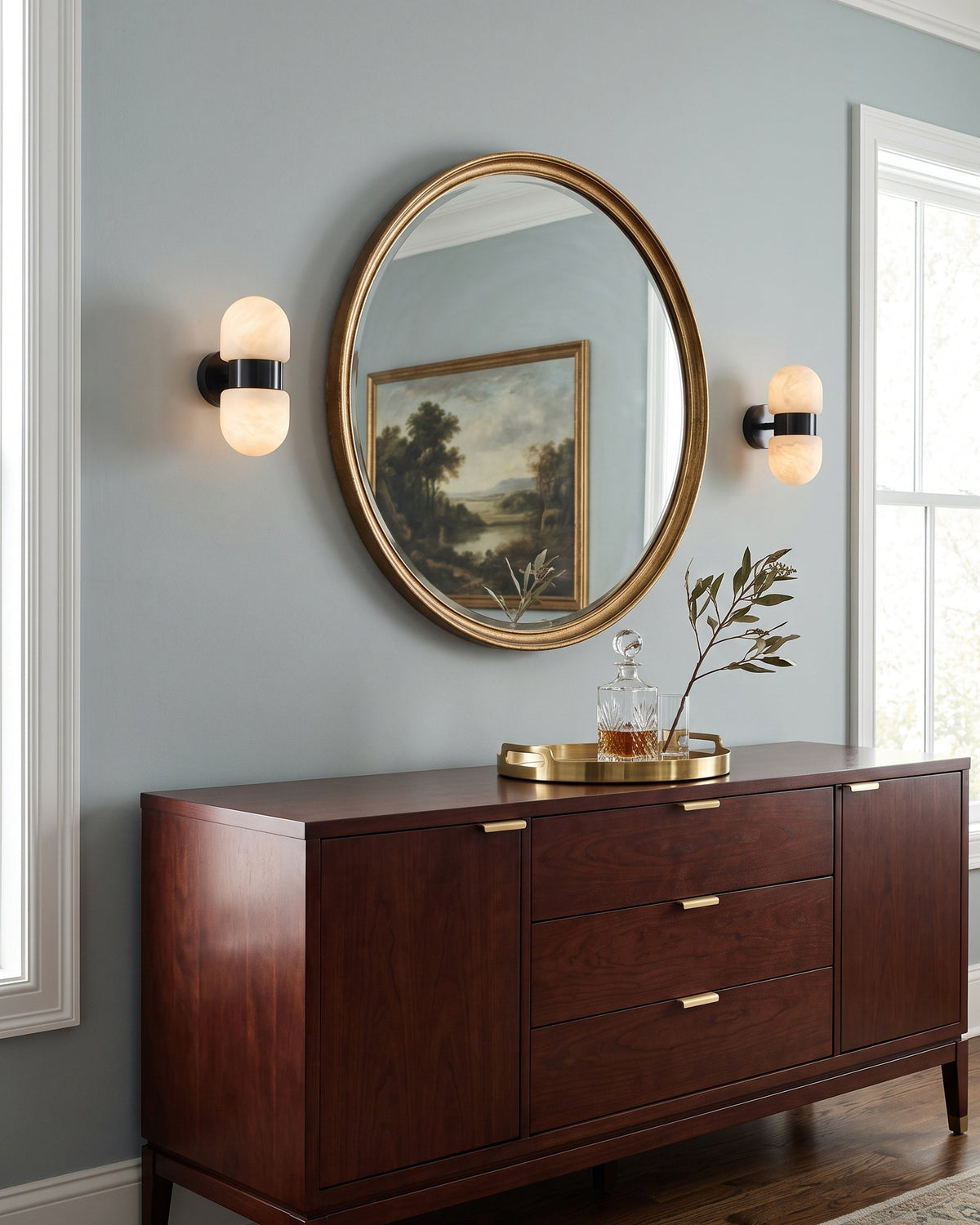 Jorrenhurst Alabaster Wall Sconce