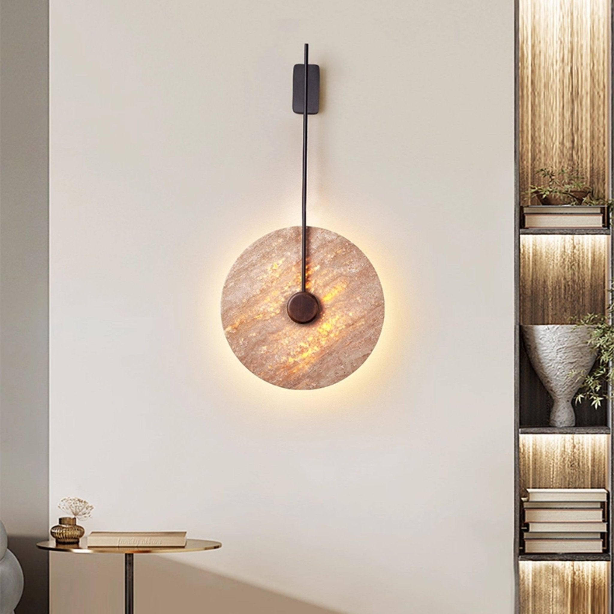 Solven Travertine Wall Lamp