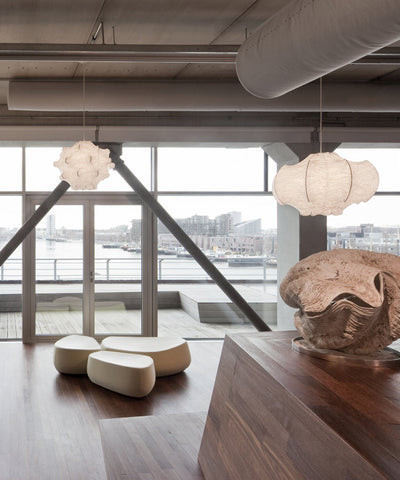 Lotus Minimalist Silk Pendant Lamp