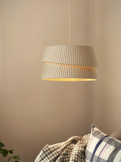 Ilira PremiumElegance Twist Fabric Pendant Lamp