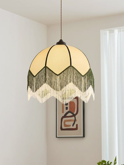 Liorenne Fringe Dome Pendant Light