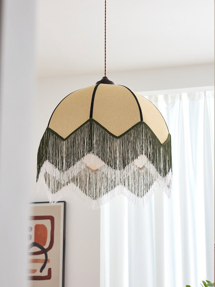 Liorenne Fringe Dome Pendant Light