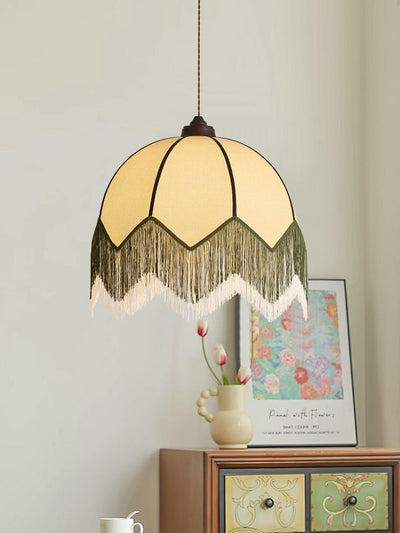 Liorenne Fringe Dome Pendant Light