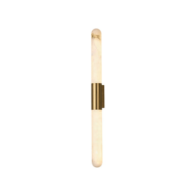Eireaya Line Alabaster Tube Wall Sconce