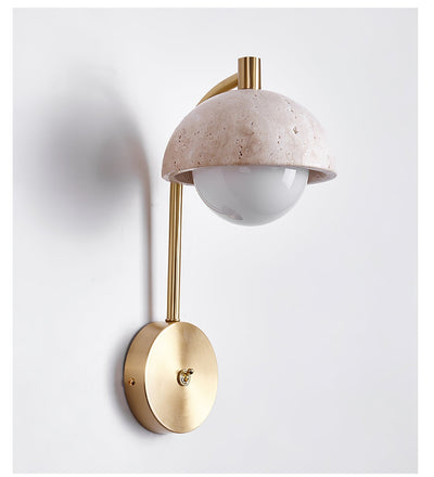 Seraaya Travertine Wall Light
