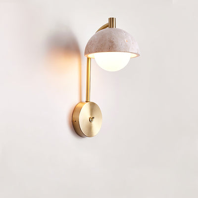 Seraaya Travertine Wall Light