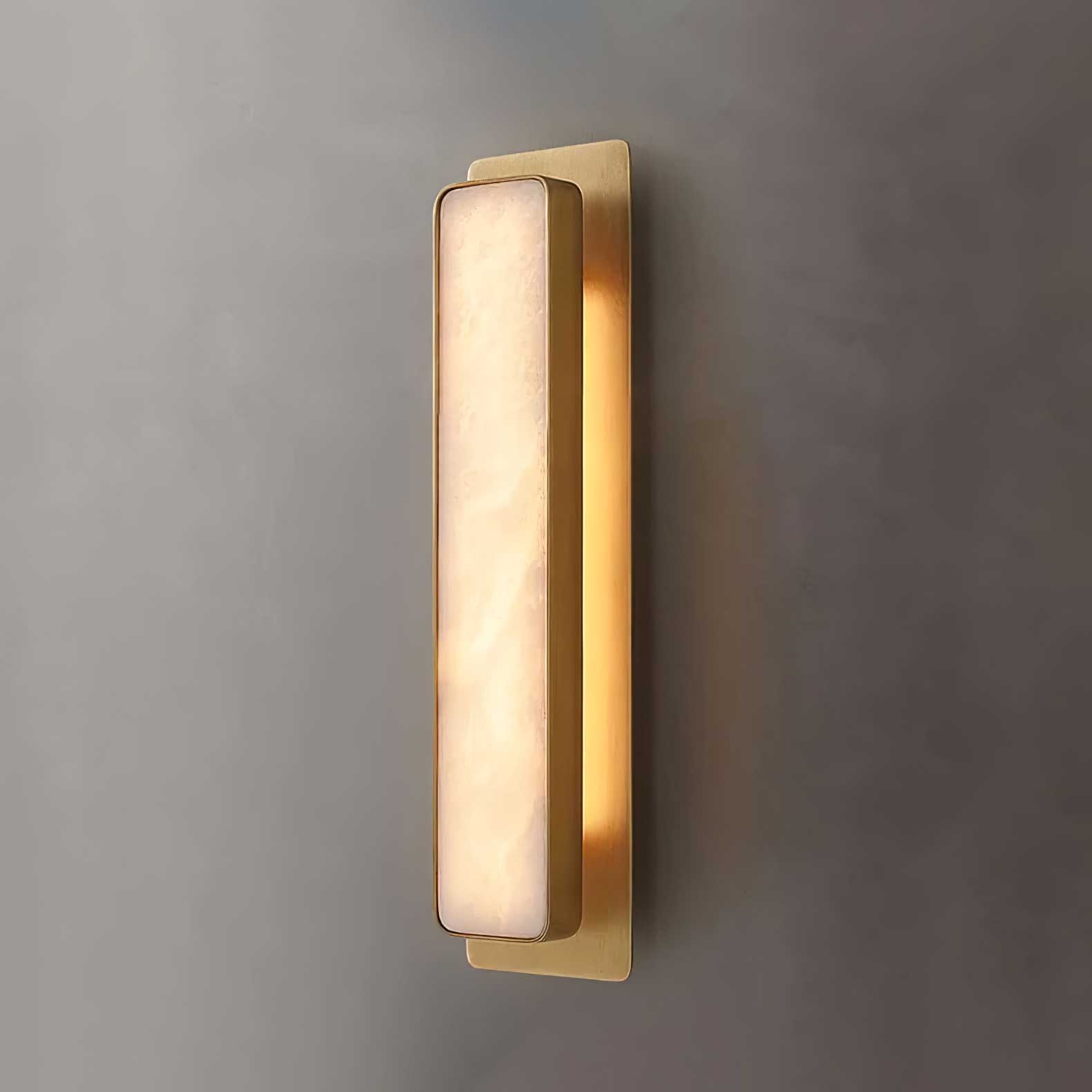 Ollore Linear Alabaster Wall Light - Neutral Decor