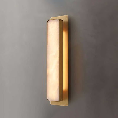 Ollore Linear Alabaster Wall Light - Neutral Decor