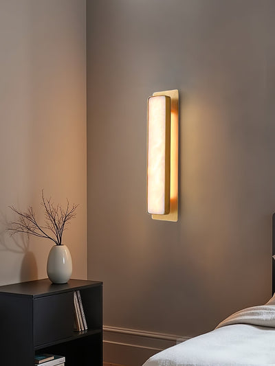 Ollore Linear Alabaster Wall Light - Neutral Decor