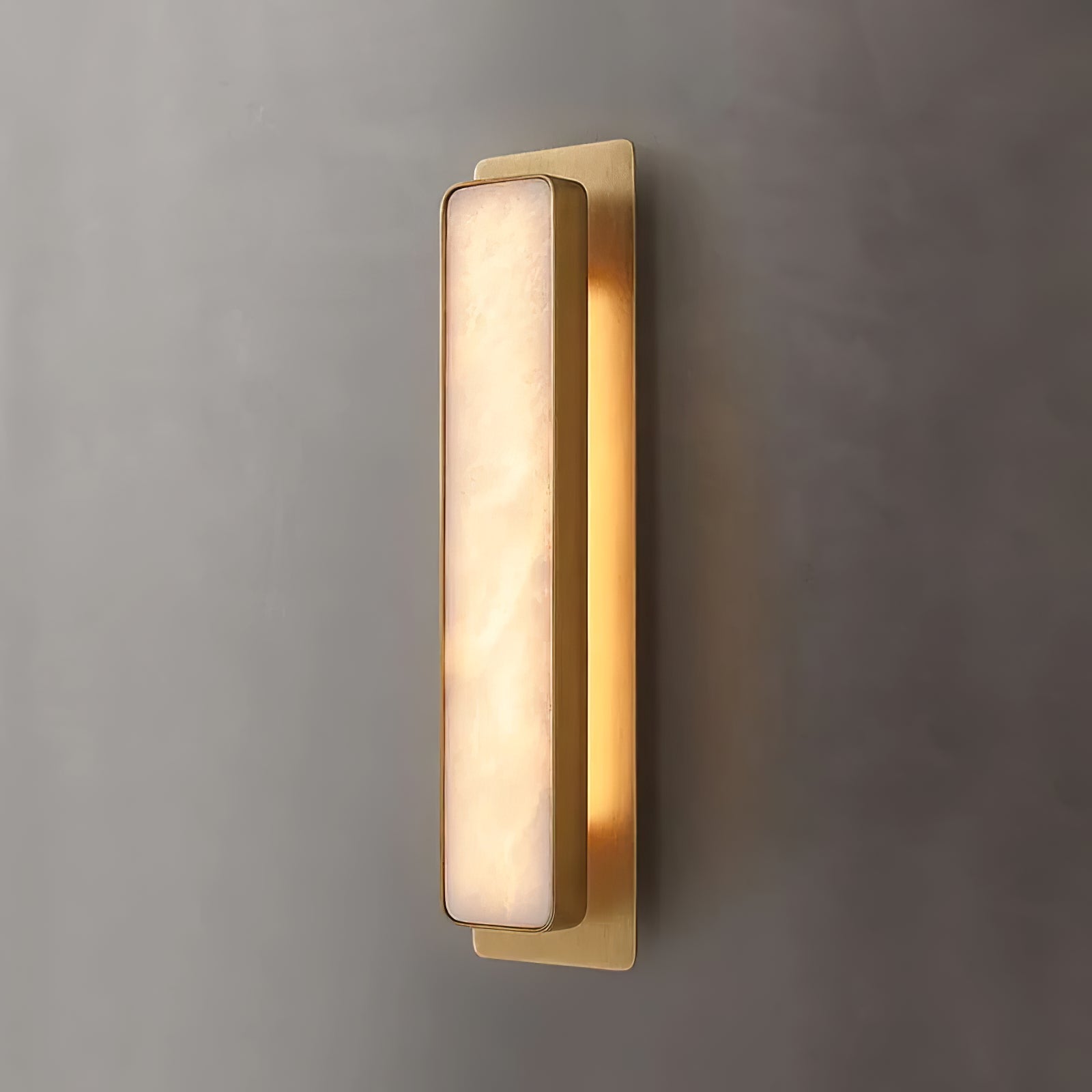 Ollore Linear Alabaster Wall Light - Neutral Decor