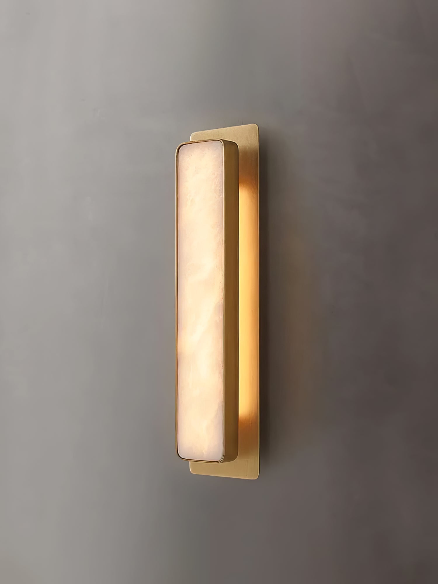 Ollore Linear Alabaster Wall Light - Neutral Decor