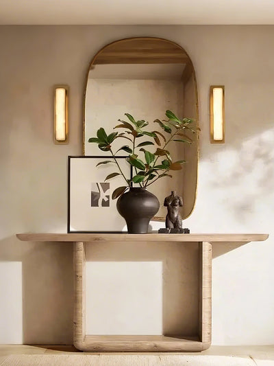 Ollore Linear Alabaster Wall Light - Neutral Decor