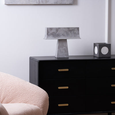 Slate Minimalist Antique Table Lamp