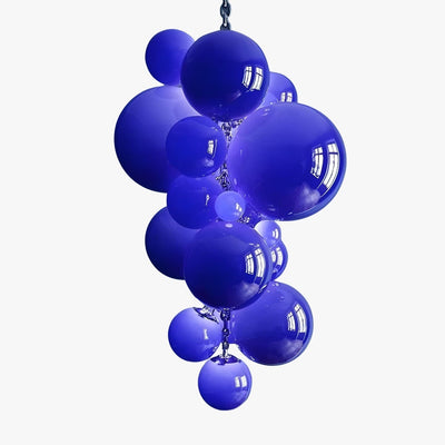 Blixo Chandelier Murano Glass Grape Cluster Art Deco