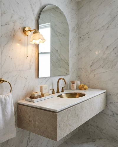Mavenhurst Alabaster Wall Sconce