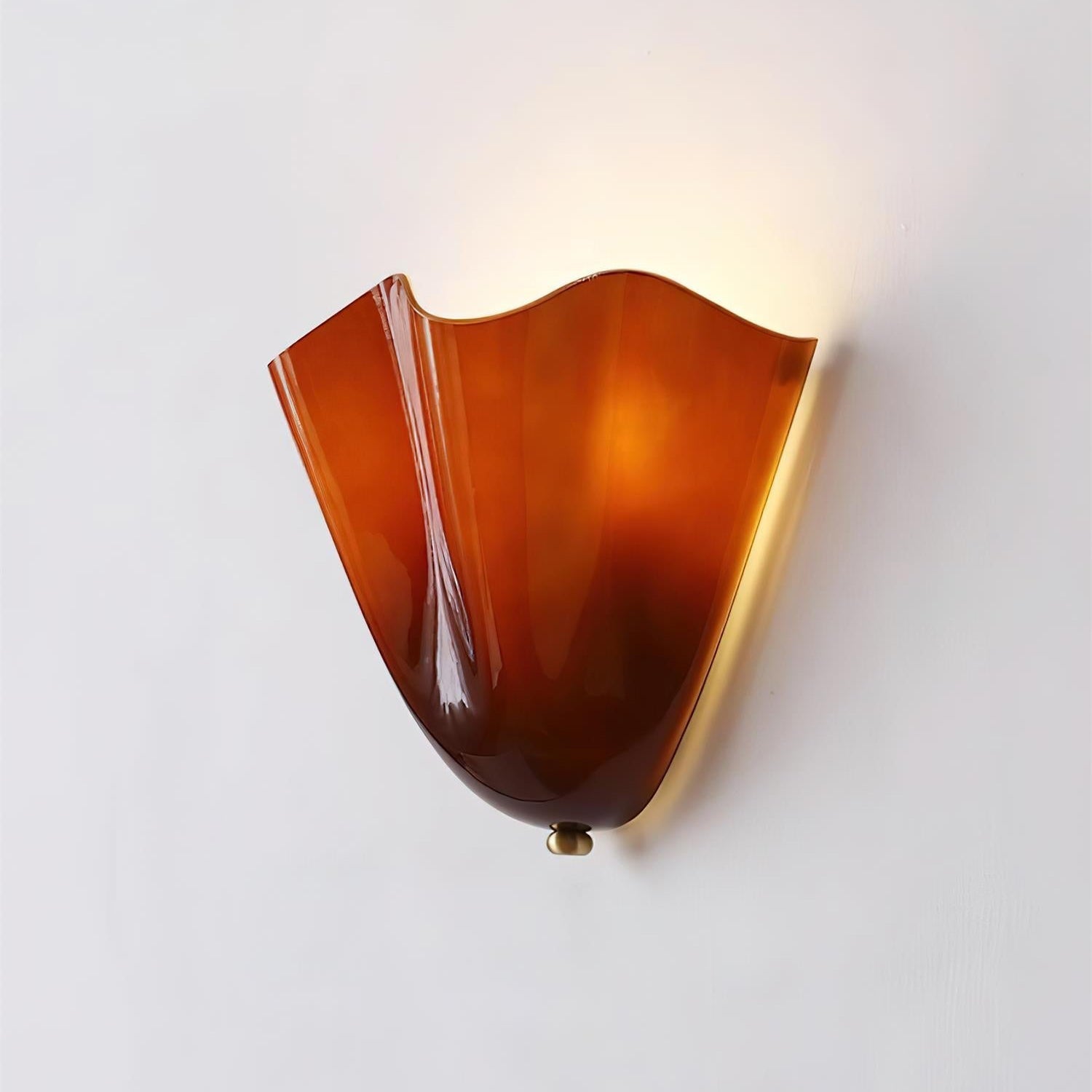 Fiorahaven Flower Glass Indoor Wall Light