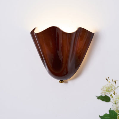 Fiorahaven Flower Glass Indoor Wall Light