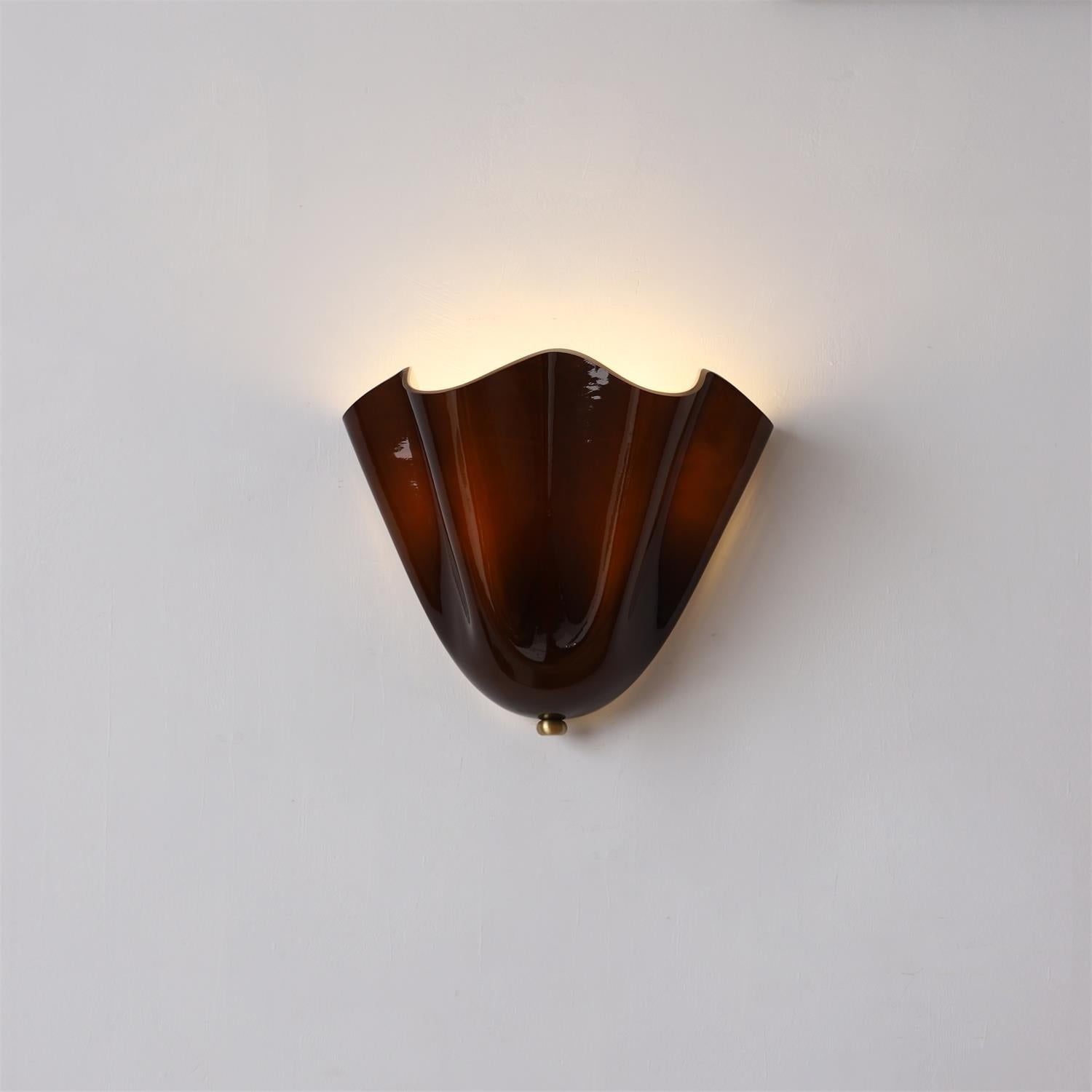 Fiorahaven Flower Glass Indoor Wall Light