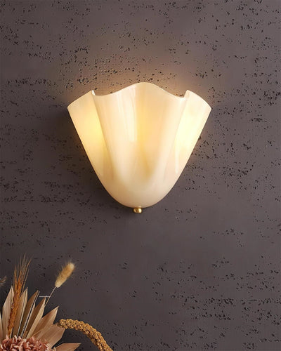 Fiorahaven Flower Glass Indoor Wall Light