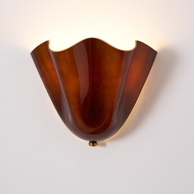 Fiorahaven Flower Glass Indoor Wall Light