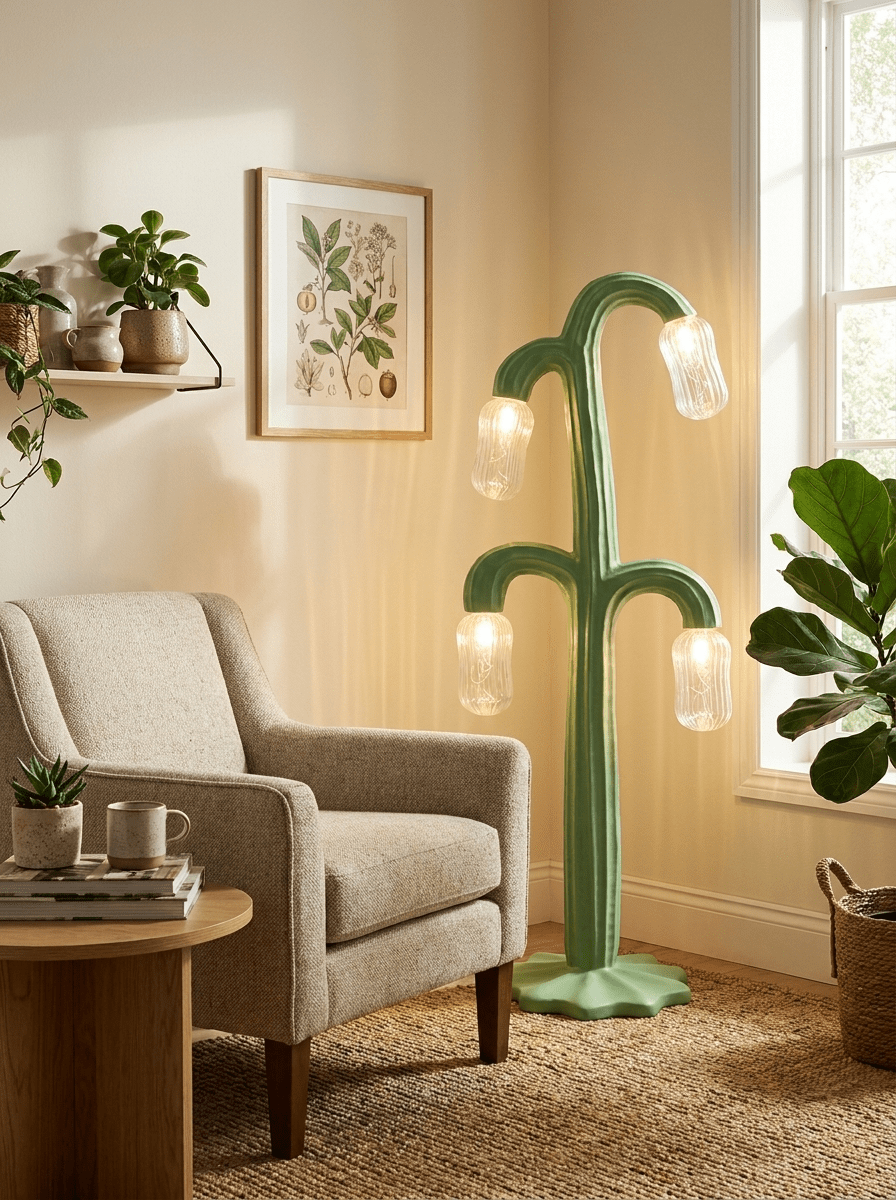 Verdant Bloom Floor Lamp