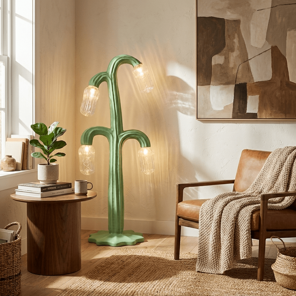 Verdant Bloom Floor Lamp