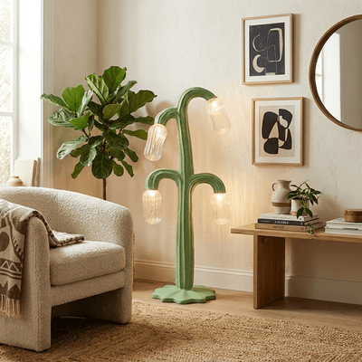 Verdant Bloom Floor Lamp