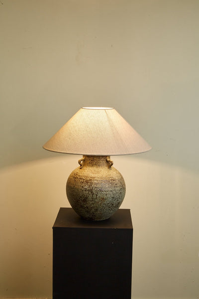 Doria Verdigris Handle Table Lamp