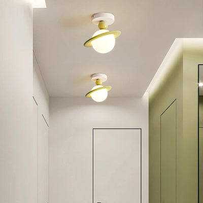 Pivoro Red and White Ceiling Light - Neutral Decor