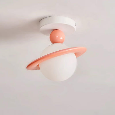 Pivoro Red and White Ceiling Light - Neutral Decor