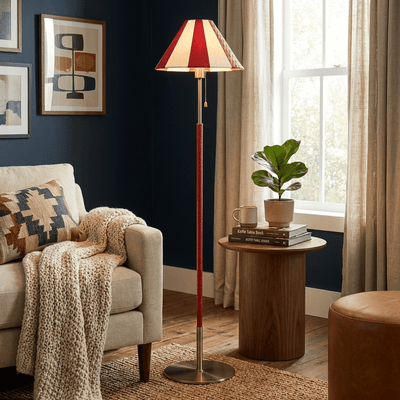Avenoette Verona Striped Floor Lamp