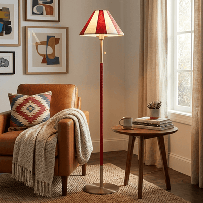 Avenoette Verona Striped Floor Lamp